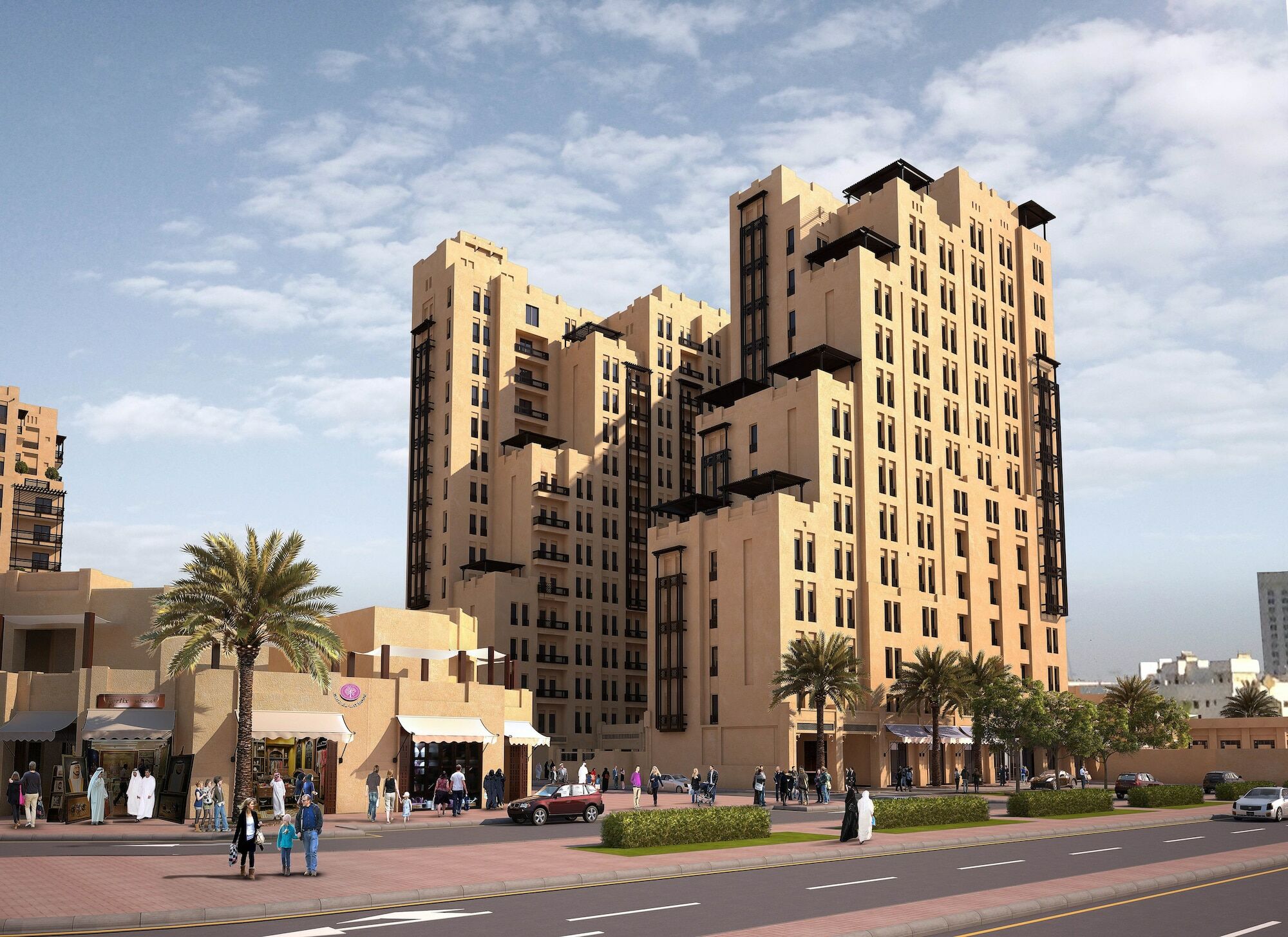 Hyatt Place Dubai Wasl District Exterior foto